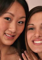Lesbians Andie and Evelyn finger each others wet pussies, Evelyn Lin (eve017) ATK Exotics: Evelyn Lin (Lesbians Andie and Evelyn finger each others wet pussies)