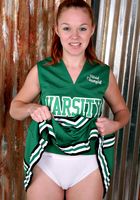 Naughty horny Ginger Taylor strips from her cheering uniform, Ginger Taylor (gin028) ATK Archives: Ginger Taylor (Naughty horny Ginger Taylor strips from her cheering uniform)