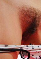 Hairy Lucy strips naked on her bed, Lucy (luc096) ATK Petites: Lucy (Hairy Lucy strips naked on her bed)