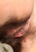 Hairy Megan spreads outdoors, Megan Promesita (meg023) ATK Natural & Hairy: Megan Promesita (Hairy Megan spreads outdoors)